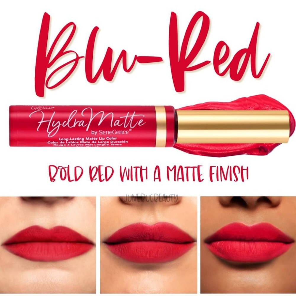 1 new tube of Blu-Red Hydra-Matte.